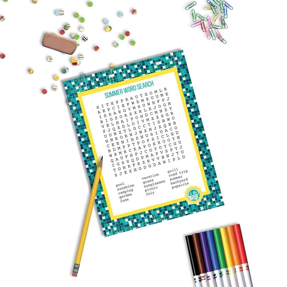Summer Word Search