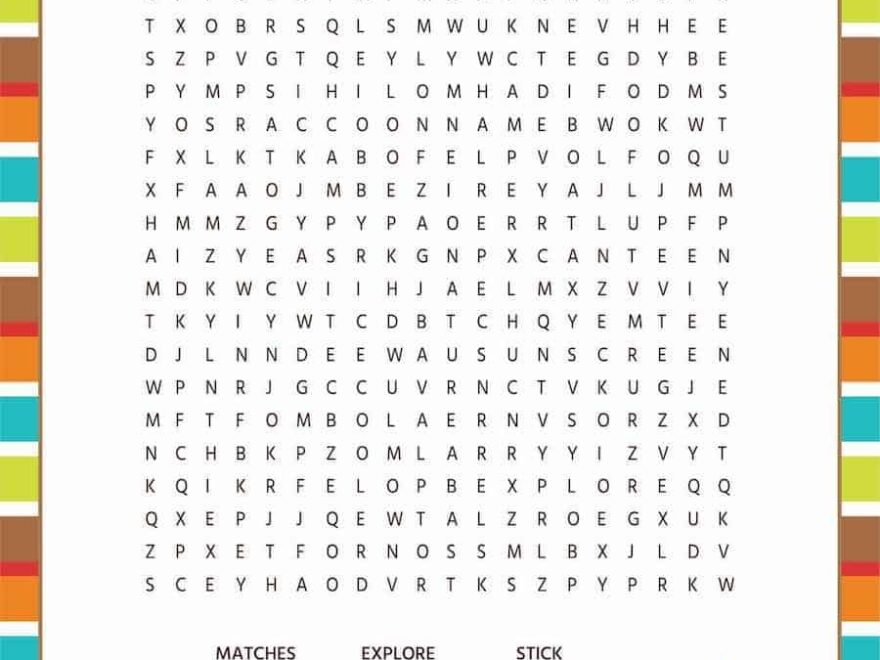 Summer Word Search Free Printable Moms Munchkins