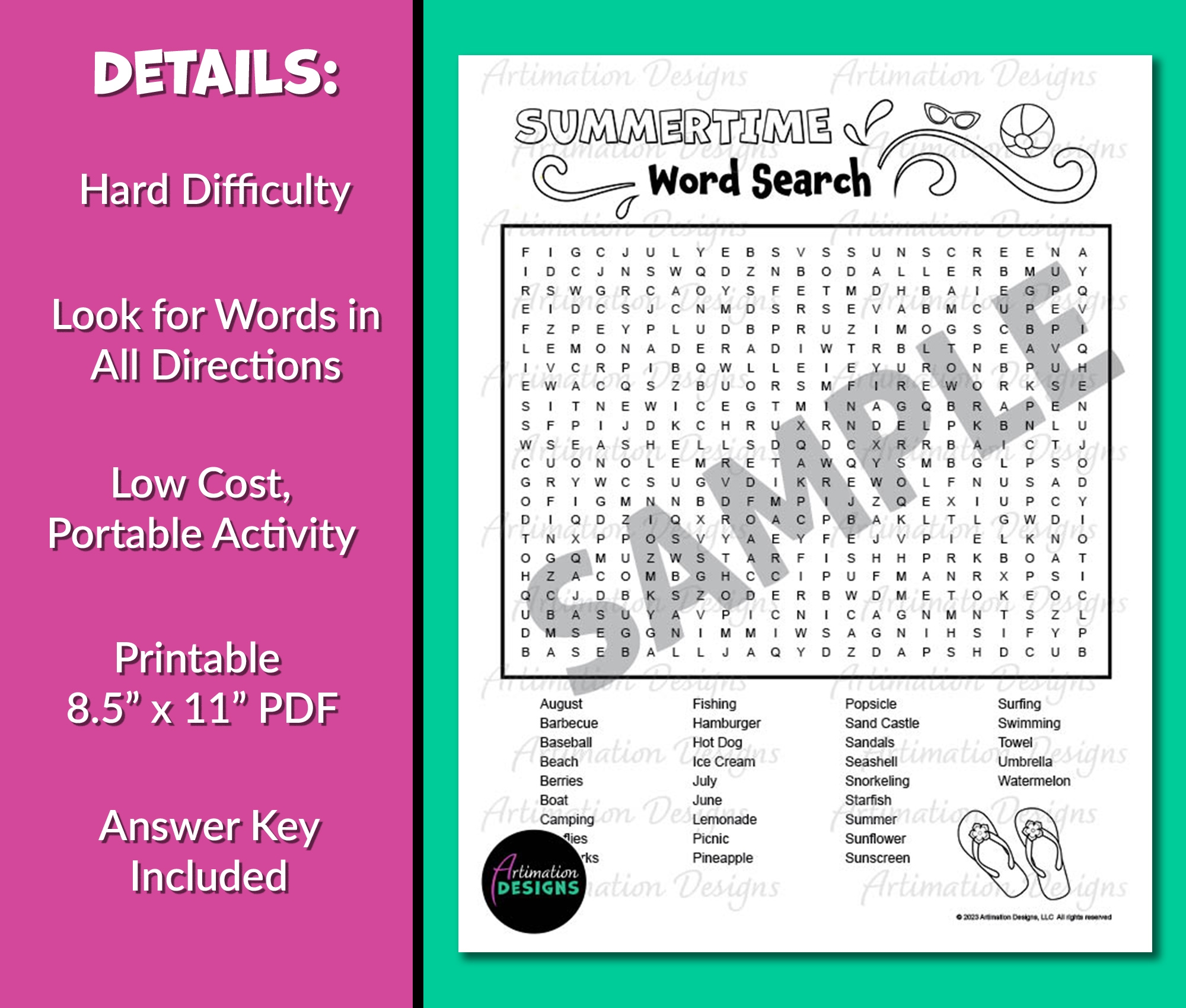 Word Searches Printable Hard