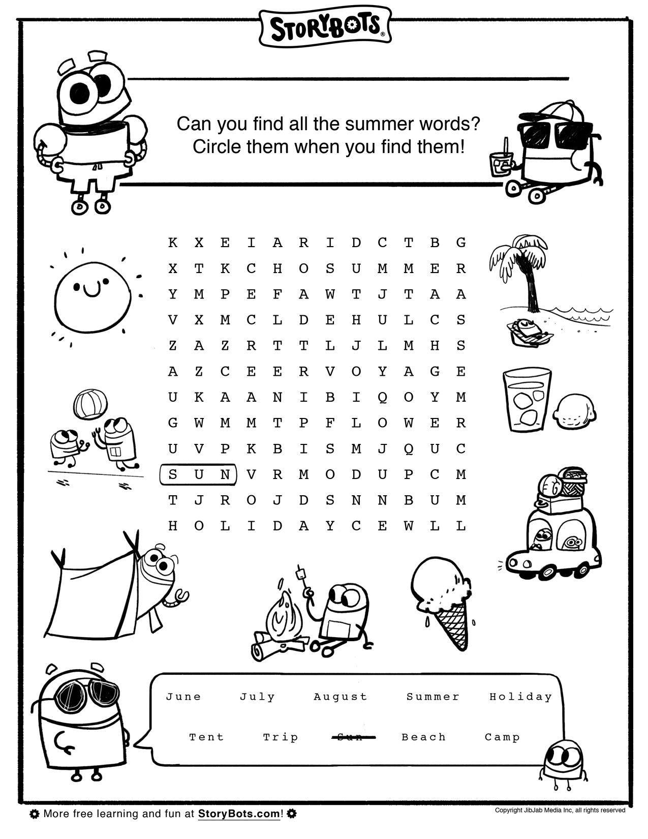 Summer Word Search Summer Math Worksheets Summer School Worksheets Library