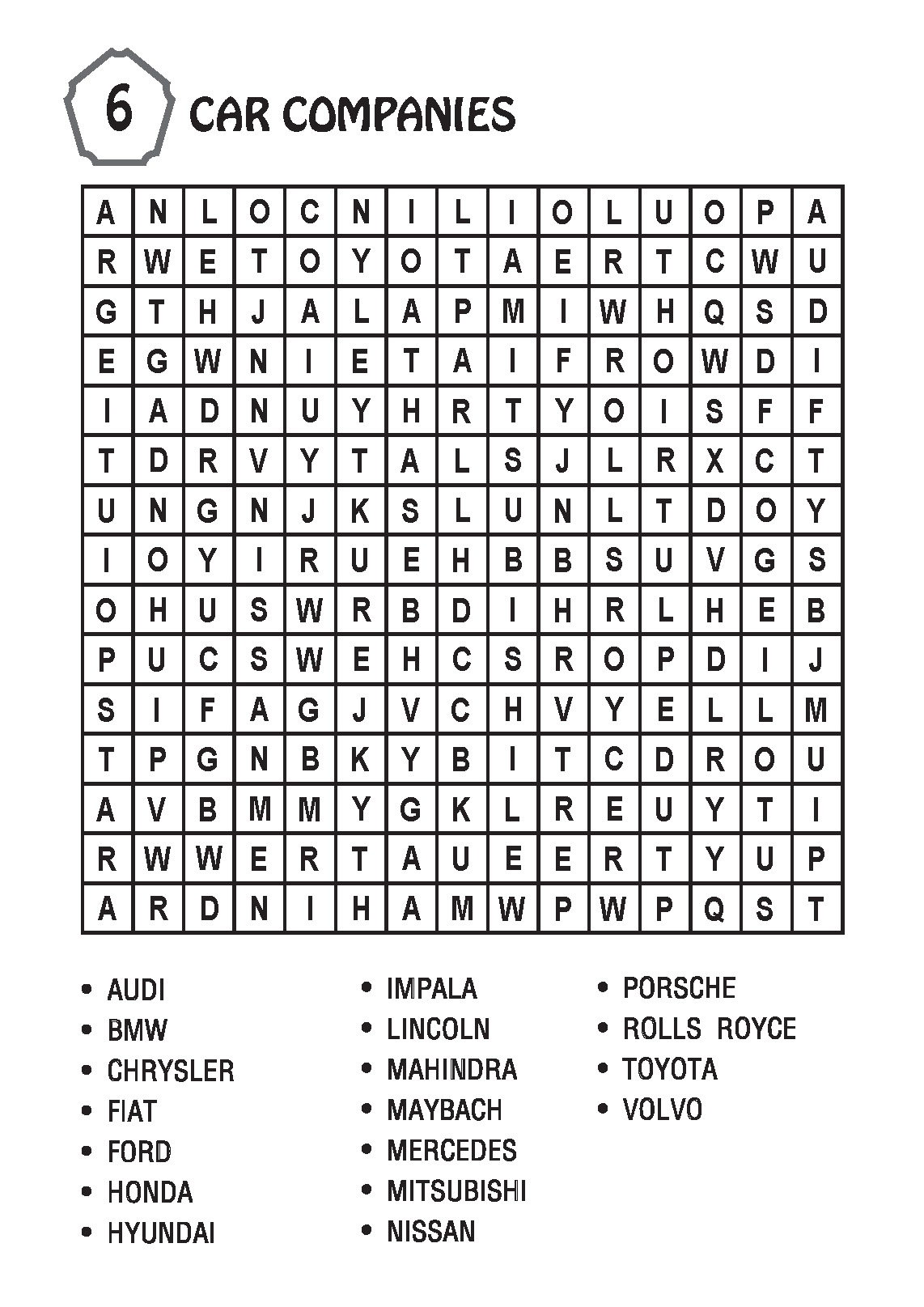 Super Word Search Part 3