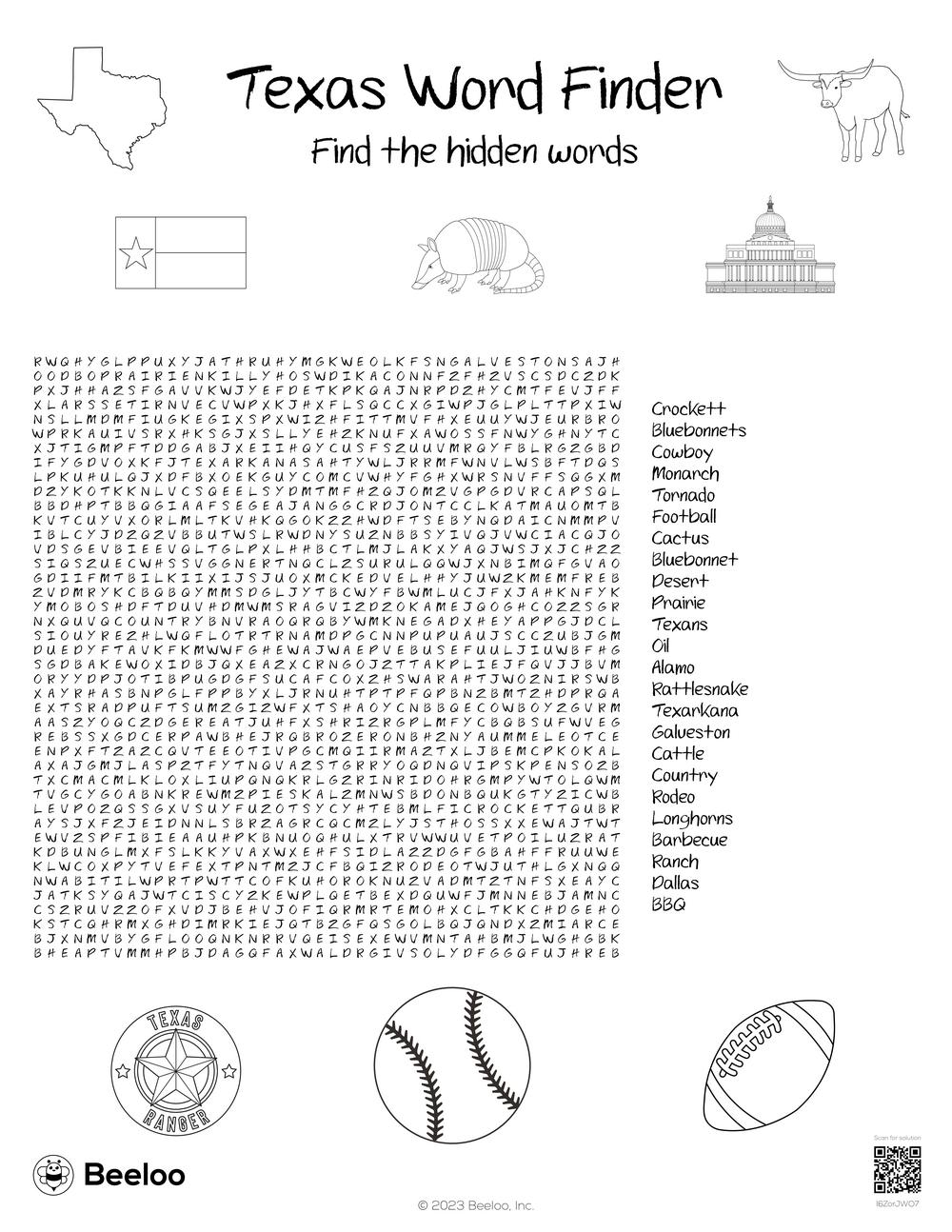 Word Search Printables Dallas Cowboys