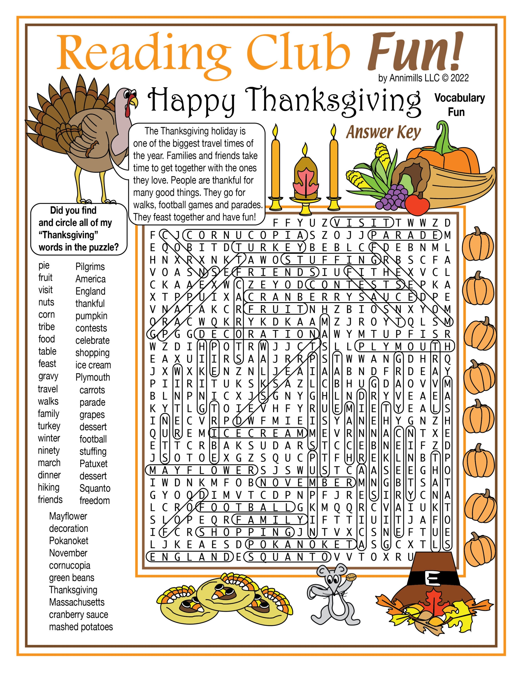 Thanksgiving Then And Now Printable Puzzle Packet With Bonus Maze Made By Teachers