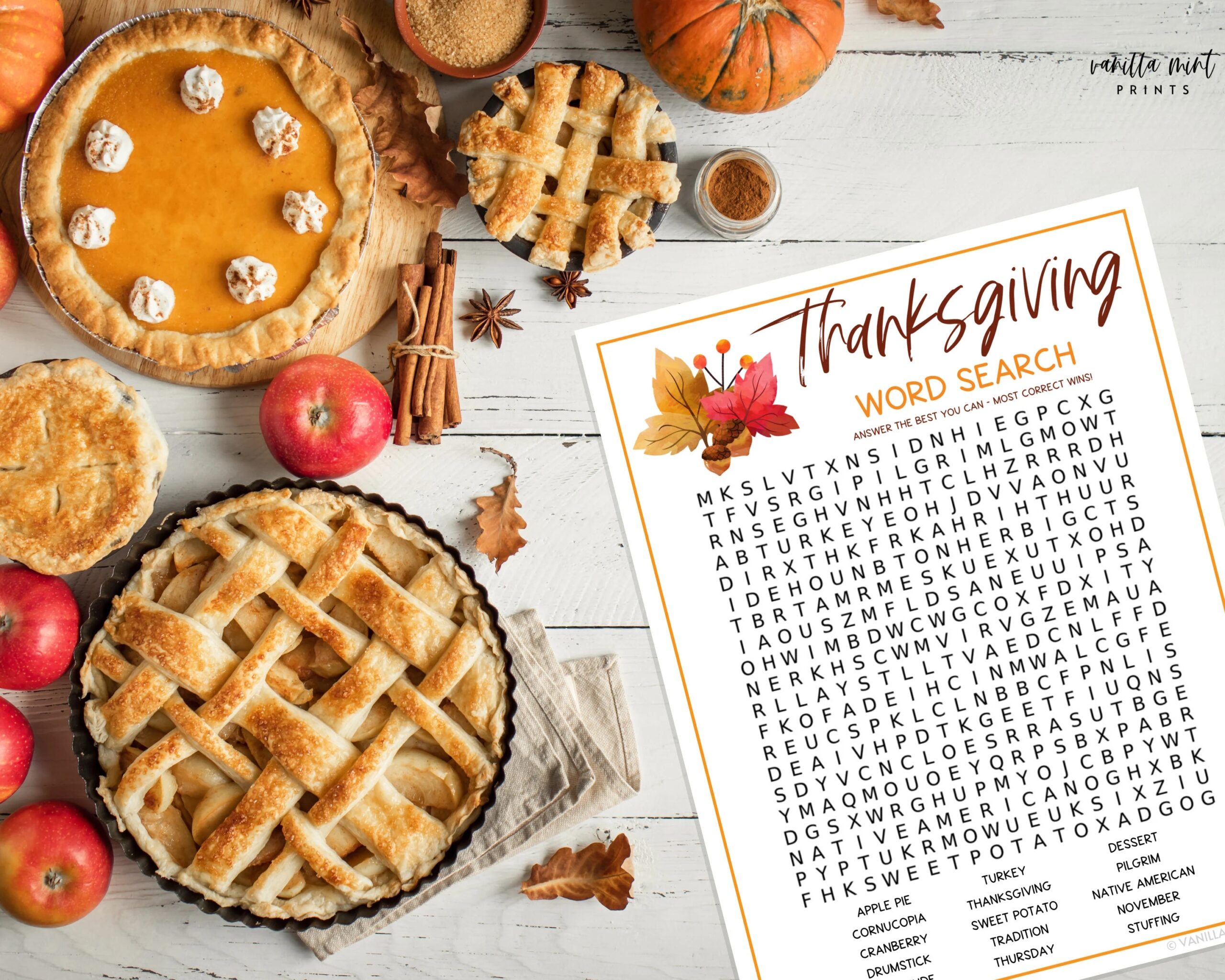 Thanksgiving Word Search Game Thanksgiving Printable Games Fun Thanksgiving Day Game Friendsgiving Games Thanksgiving Game For Kids Etsy