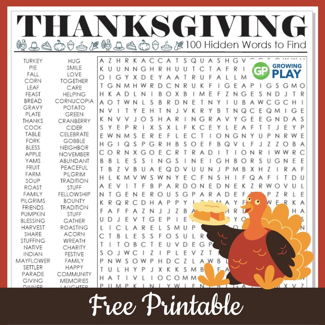 Difficult Word Search Printables
