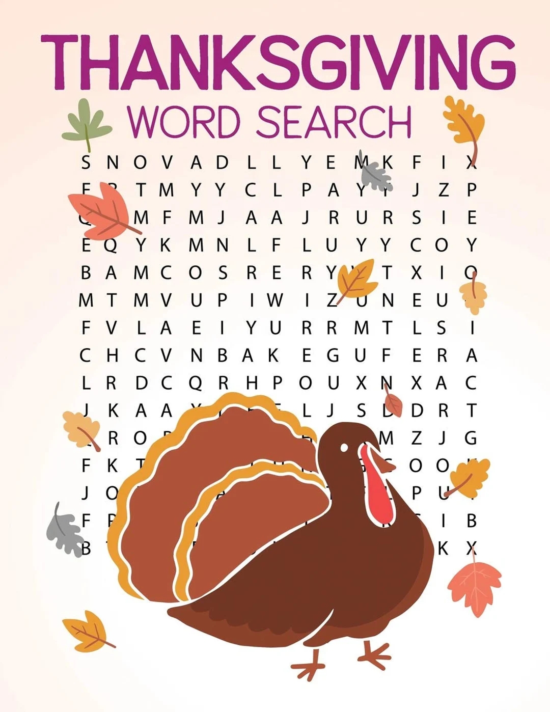 Thanksgiving Word Search Large Print Thanksgiving Word Search Puzzle Etsy Thanksgiving Word Search Large Print Thanksgiving Word Search Puzzle Etsy