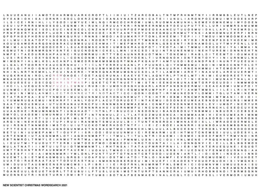 The World s Hardest Word Search Life The Universe And Everything New Scientist