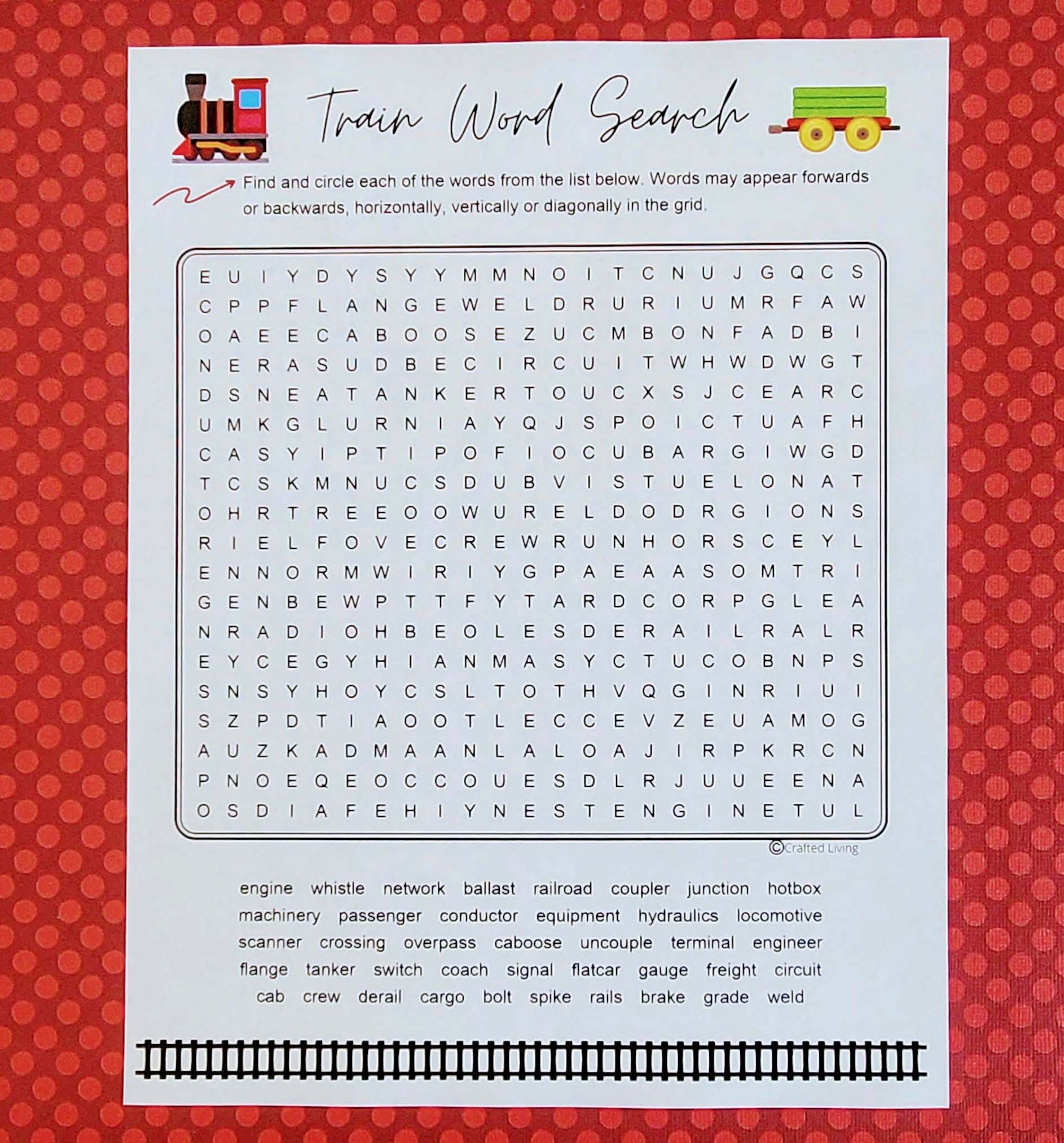 Train Printable Word Search Transportation Word Puzzle Party Game Favor Brain Teaser Game Home School Classroom Family Activity Etsy
