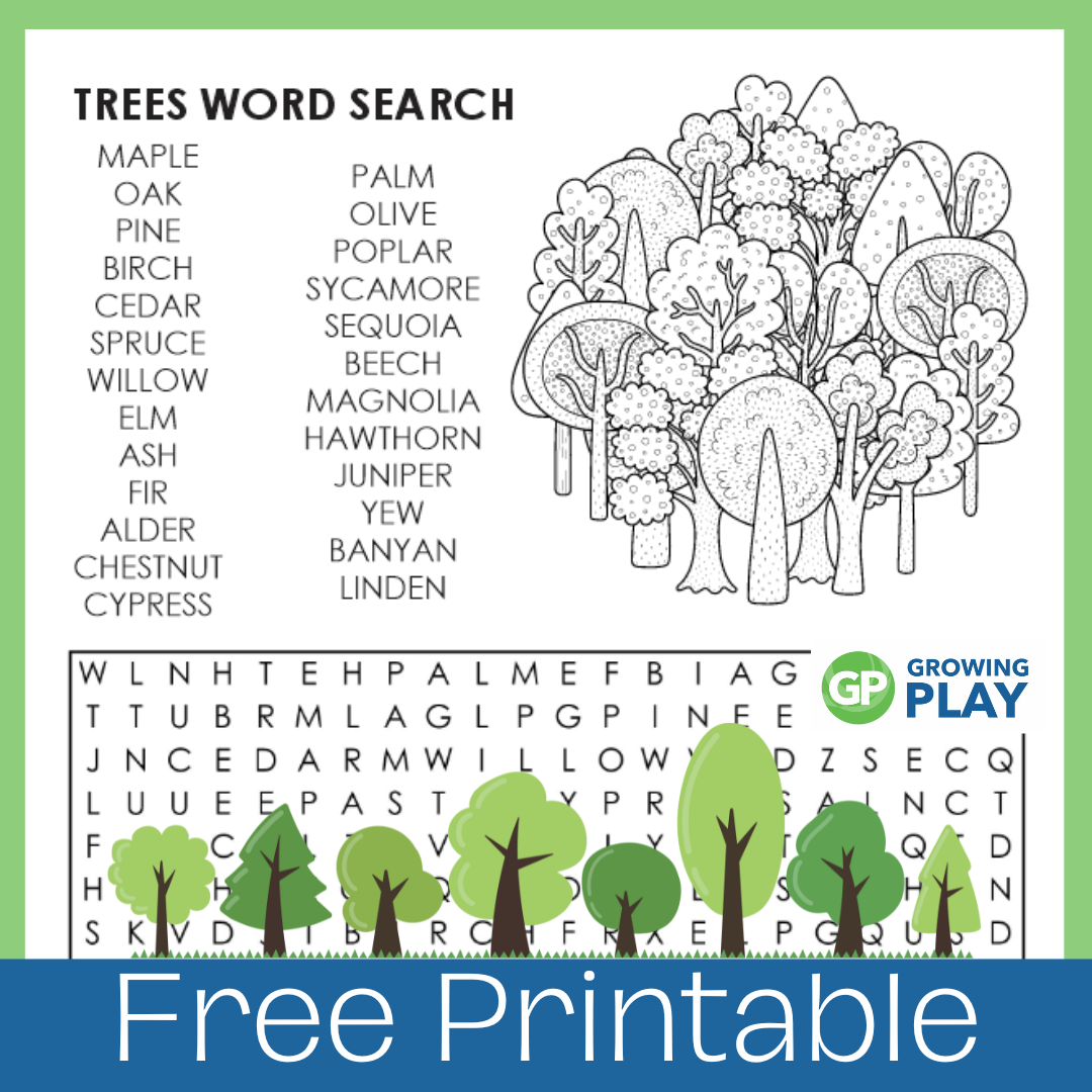 Free Printable Childrens Word Search Puzzles
