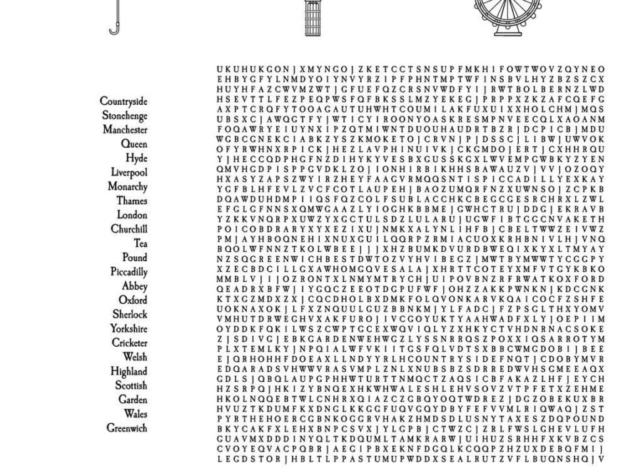 United Kingdom themed Word Searches Beeloo Printable Crafts And Activities For Kids