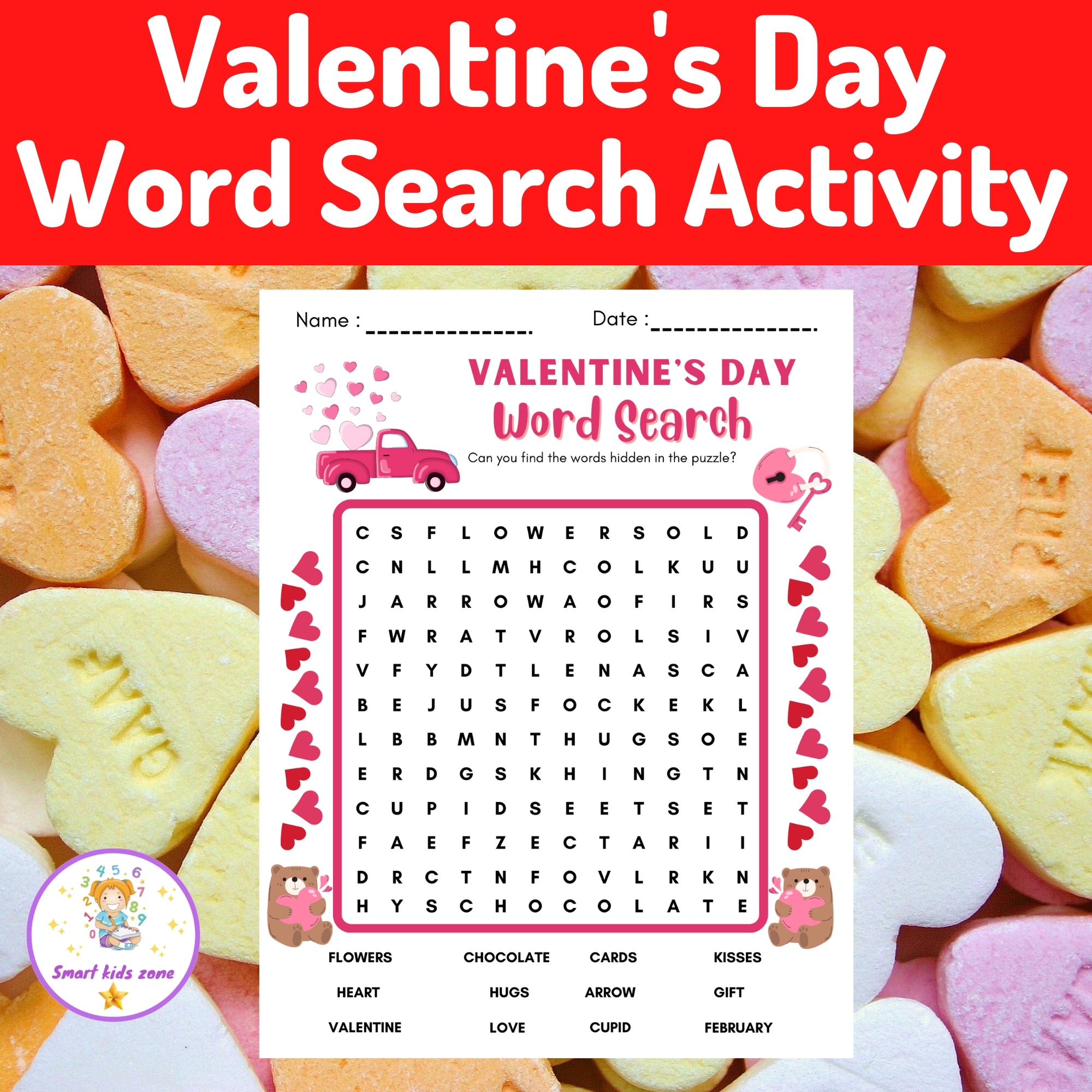 Valentine s Day Word Search Activity Made By Teachers Valentine s Day Word Search Activity Made By Teachers