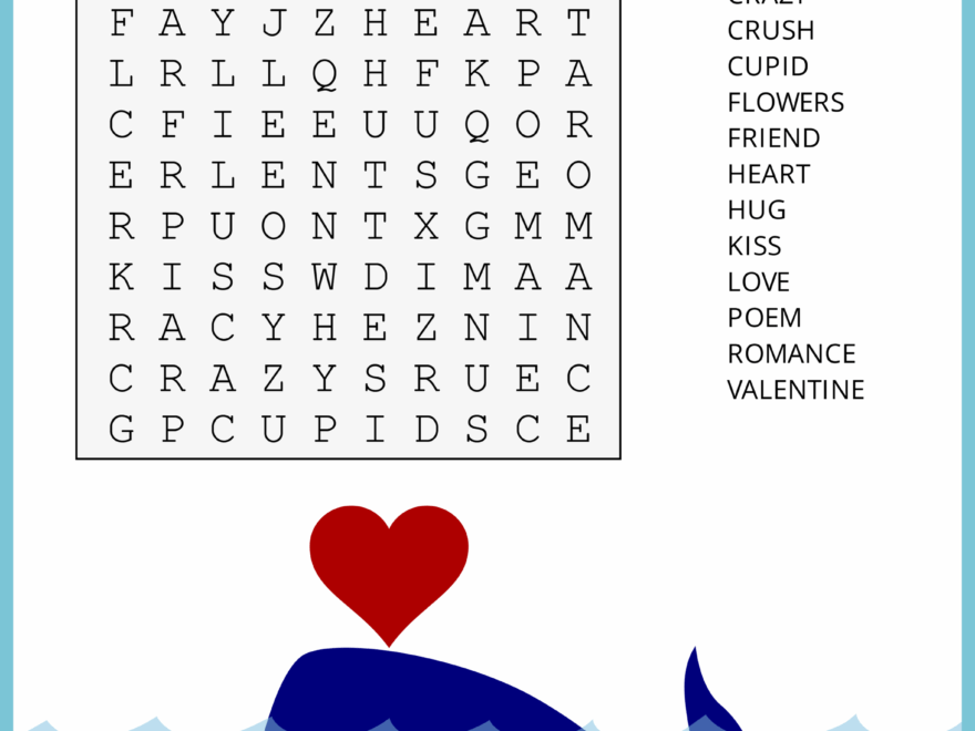 Valentine s Day Word Search Free Printable PDF Puzzles Free Printables Monograms Design Tools Patterns DIY Projects