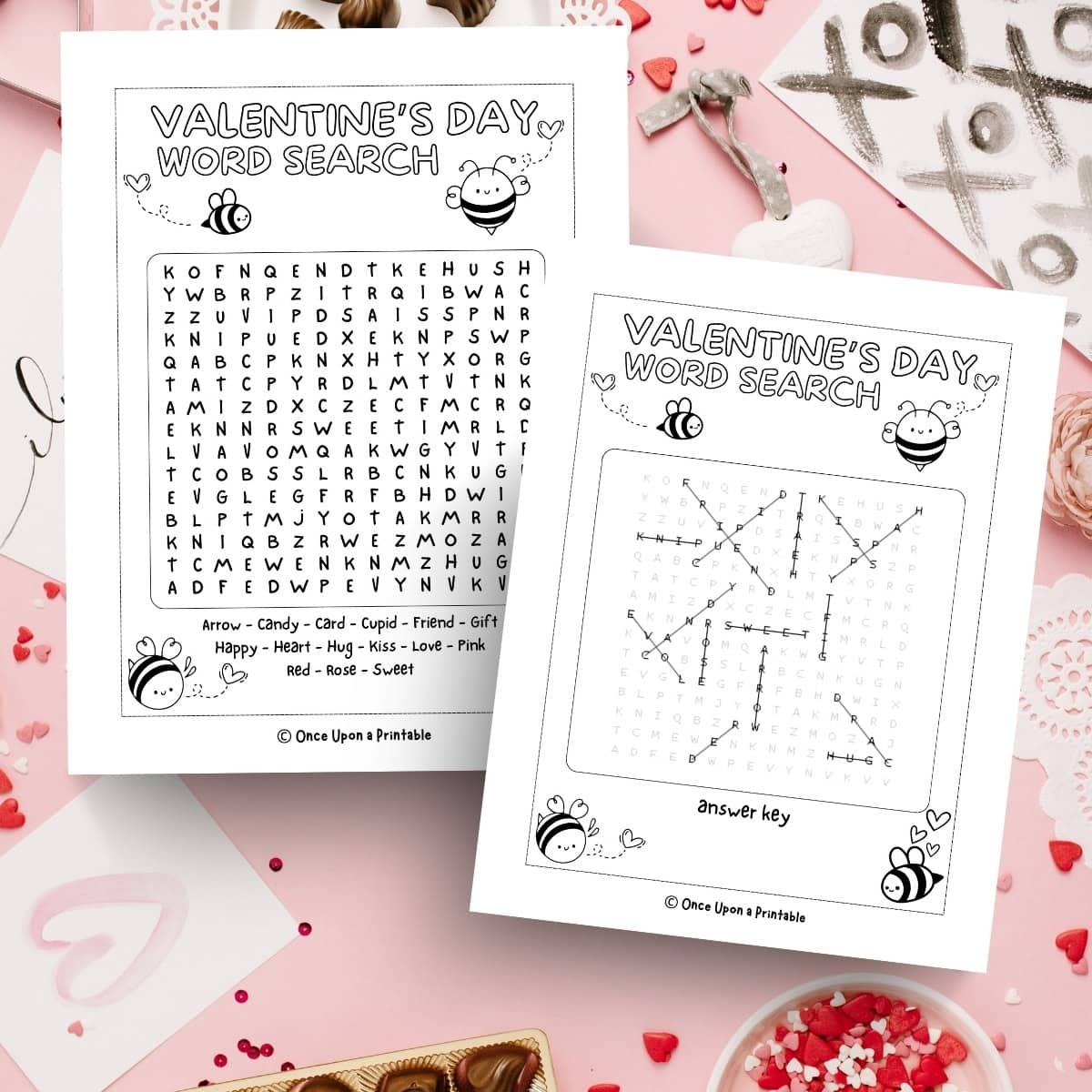 Valentine s Day Word Search Puzzles Free Printable Once Upon A Printable
