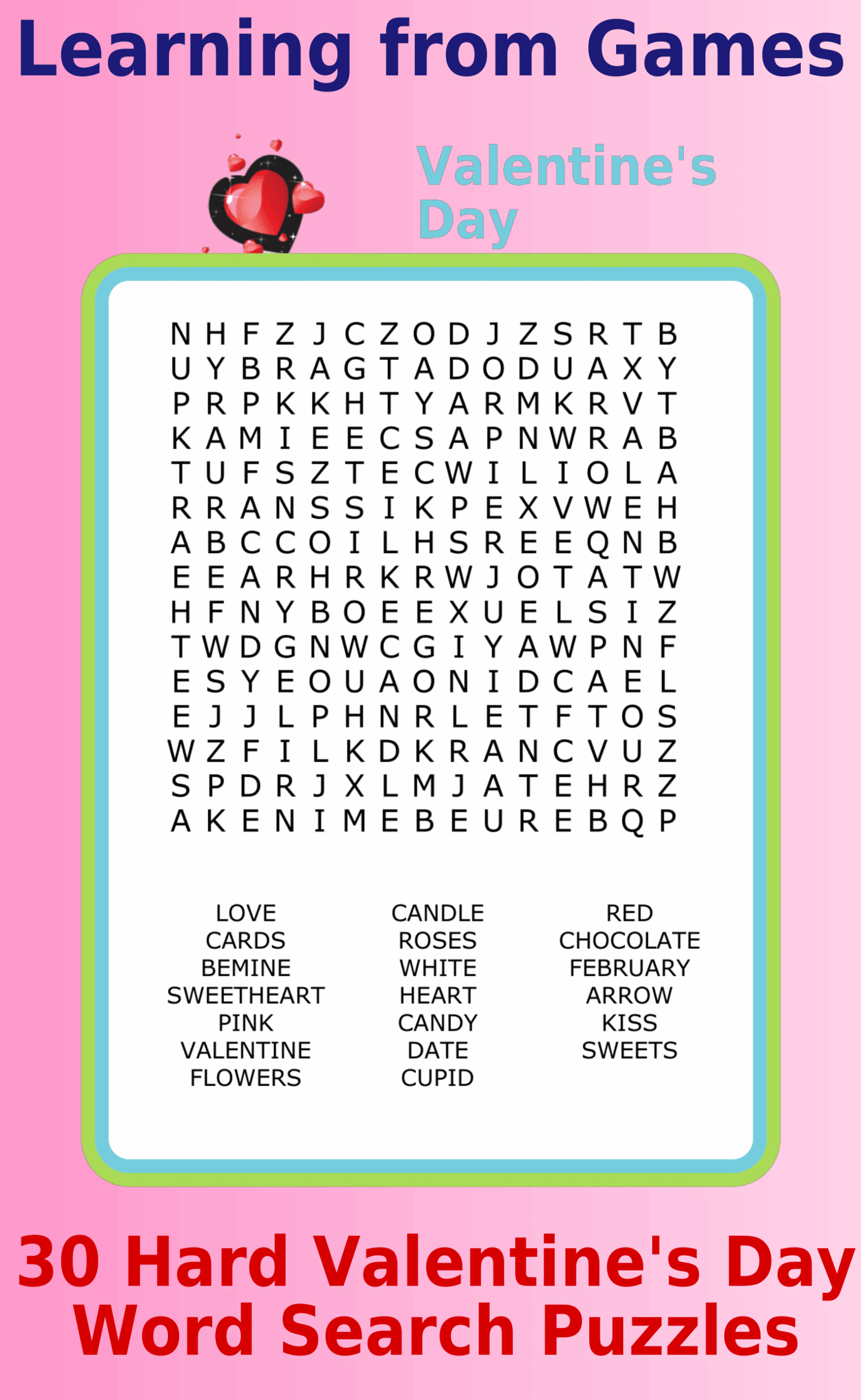 Free Printable Word Search Puzzles Hard