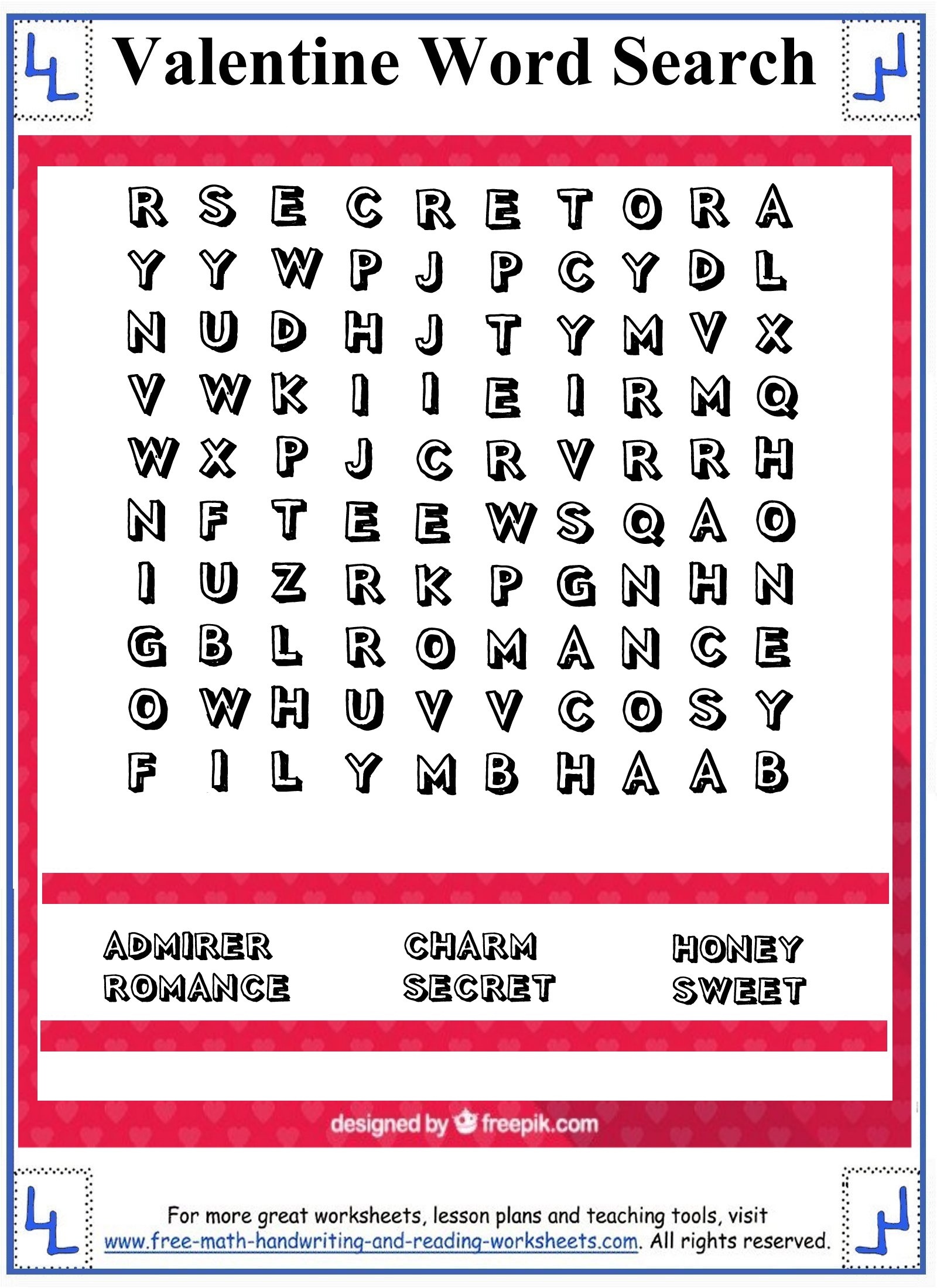 Free 14 X 14 Word Search Printable