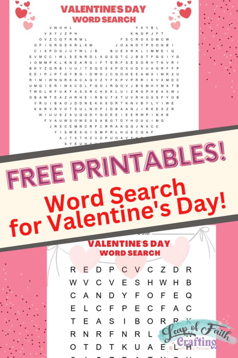 Valentines Word Search FREE Printable 2 Versions Leap Of Faith Crafting Valentines Word Search FREE Printable 2 Versions Leap Of Faith Crafting