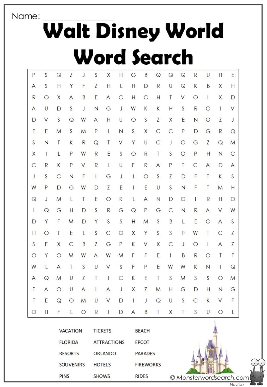 Cities Of The World Word Search Printable