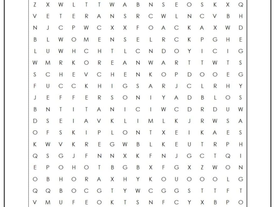 Washington Dc Monuments Word Search Monster Word Search