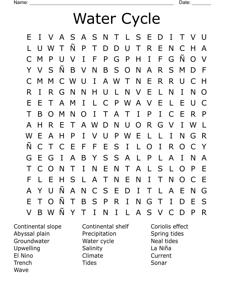 Louisiana Free Printable Word Searches For Kids
