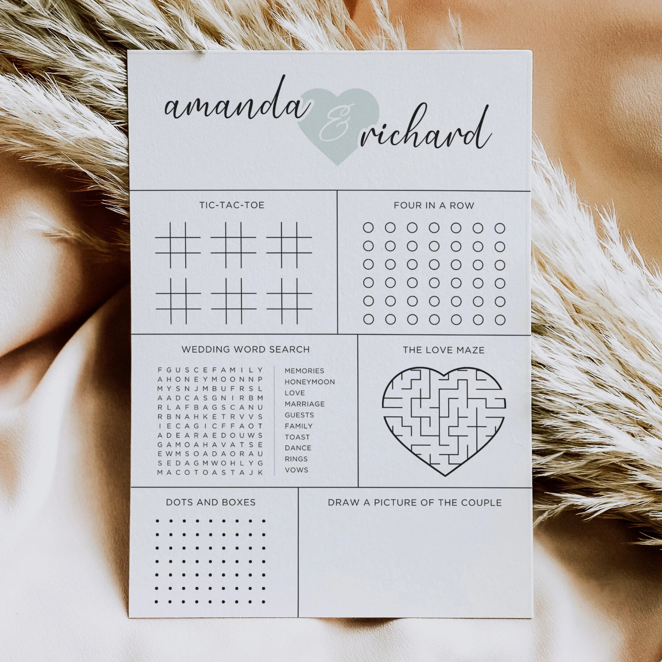 Wedding Word Search Etsy UK