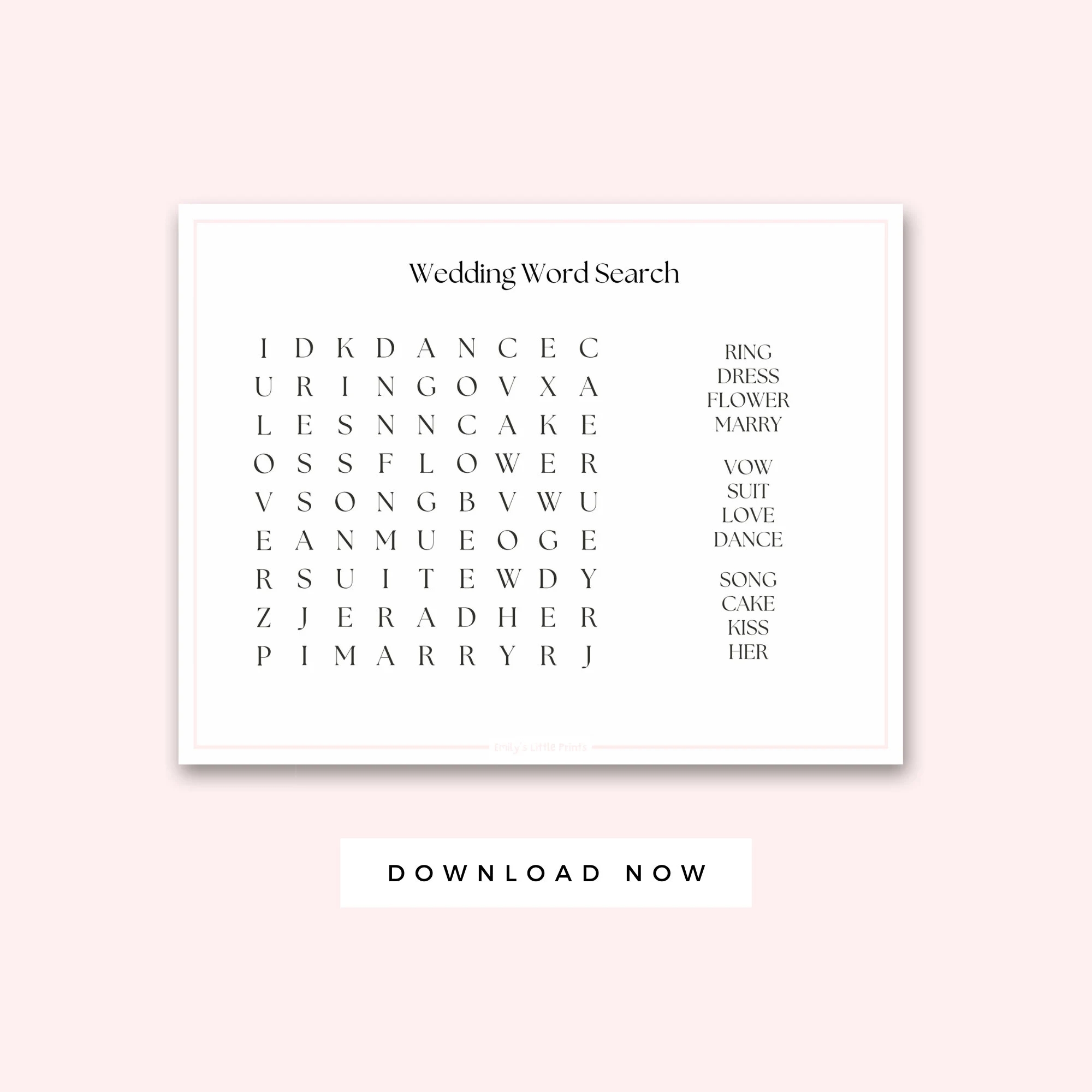 Word Jumbles To Print Word Search Printable Weddings