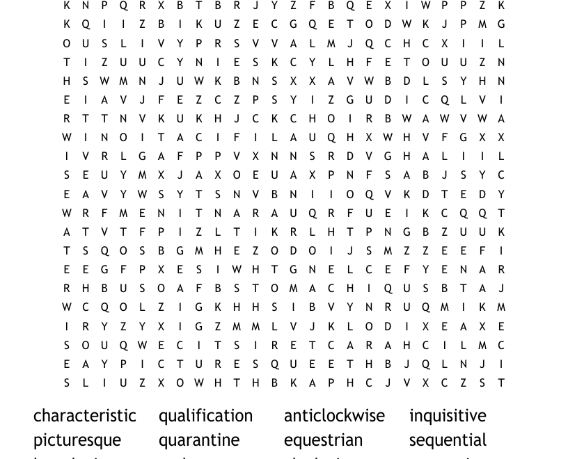 Week 3 Word Search WordMint