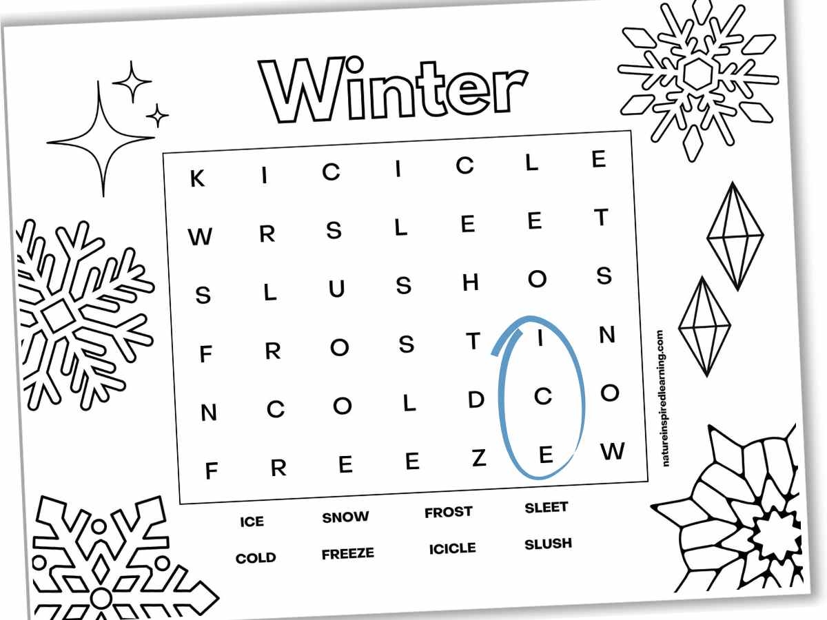 Free Printable Word Searches Kids