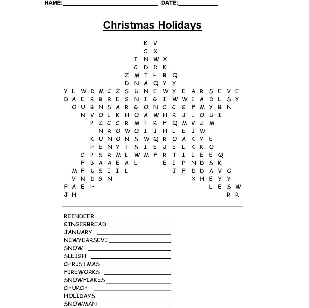 Free Printable Word Search Puzzle Creator Free Printable Word Search Puzzle Creator
