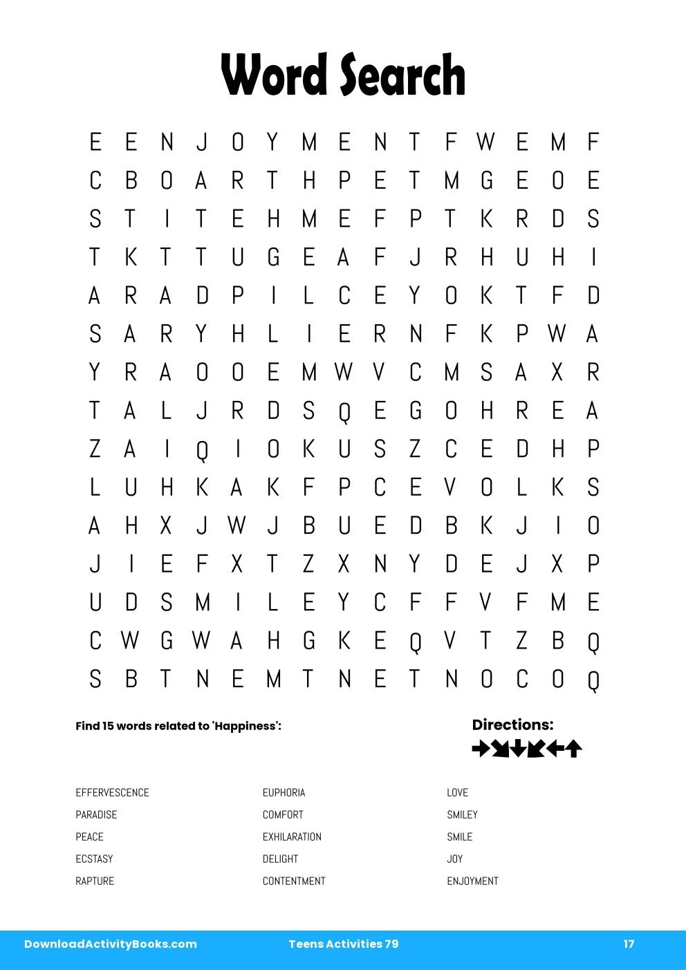 Word Search In Teens Activities 79