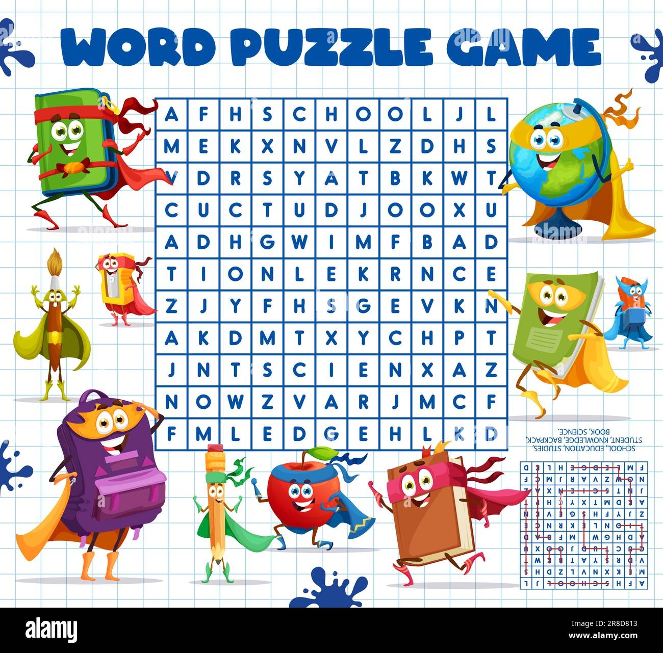 Cartoon Word Search Printable