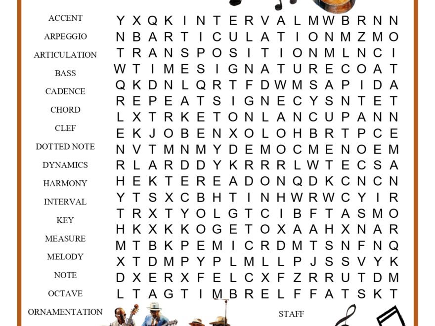 Word Search Puzzles For Girls