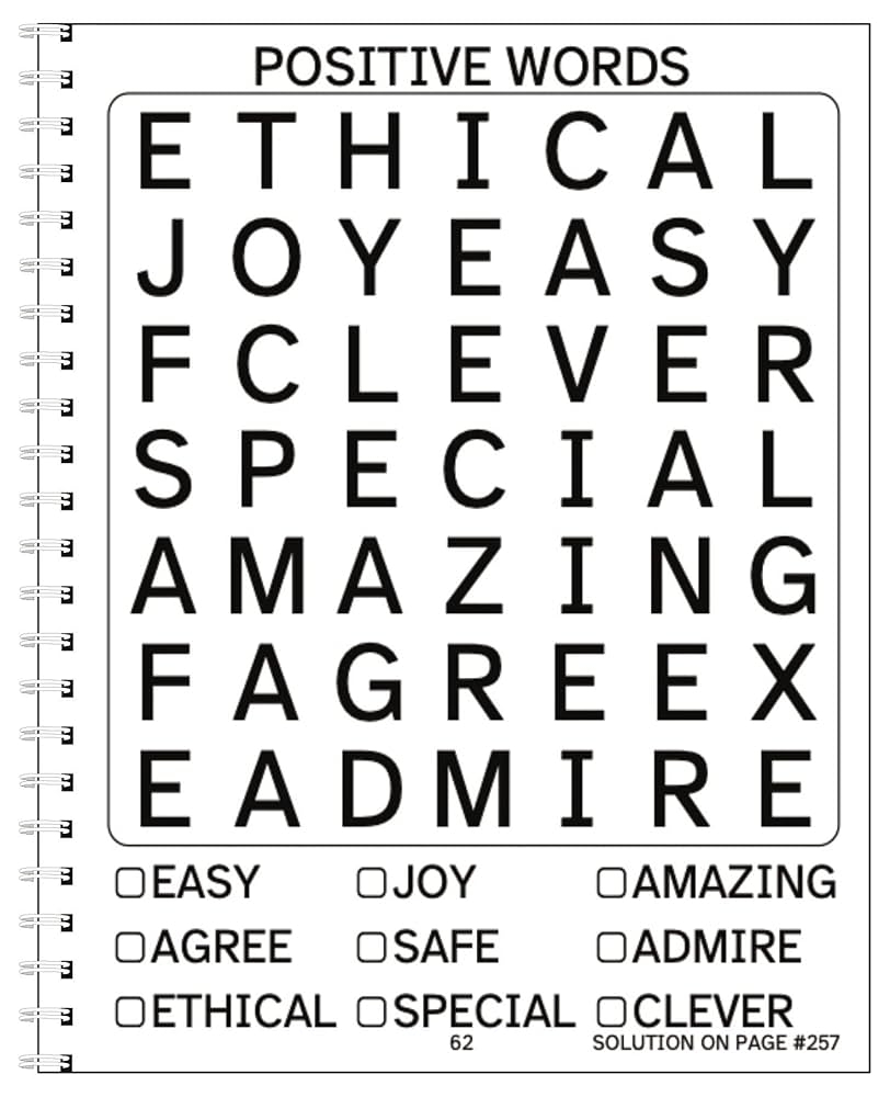 Word Search Puzzles For Seniors Extra Large Print Special Edition 250 Puzzles Garb Media Group 9781956130140 Amazon Books