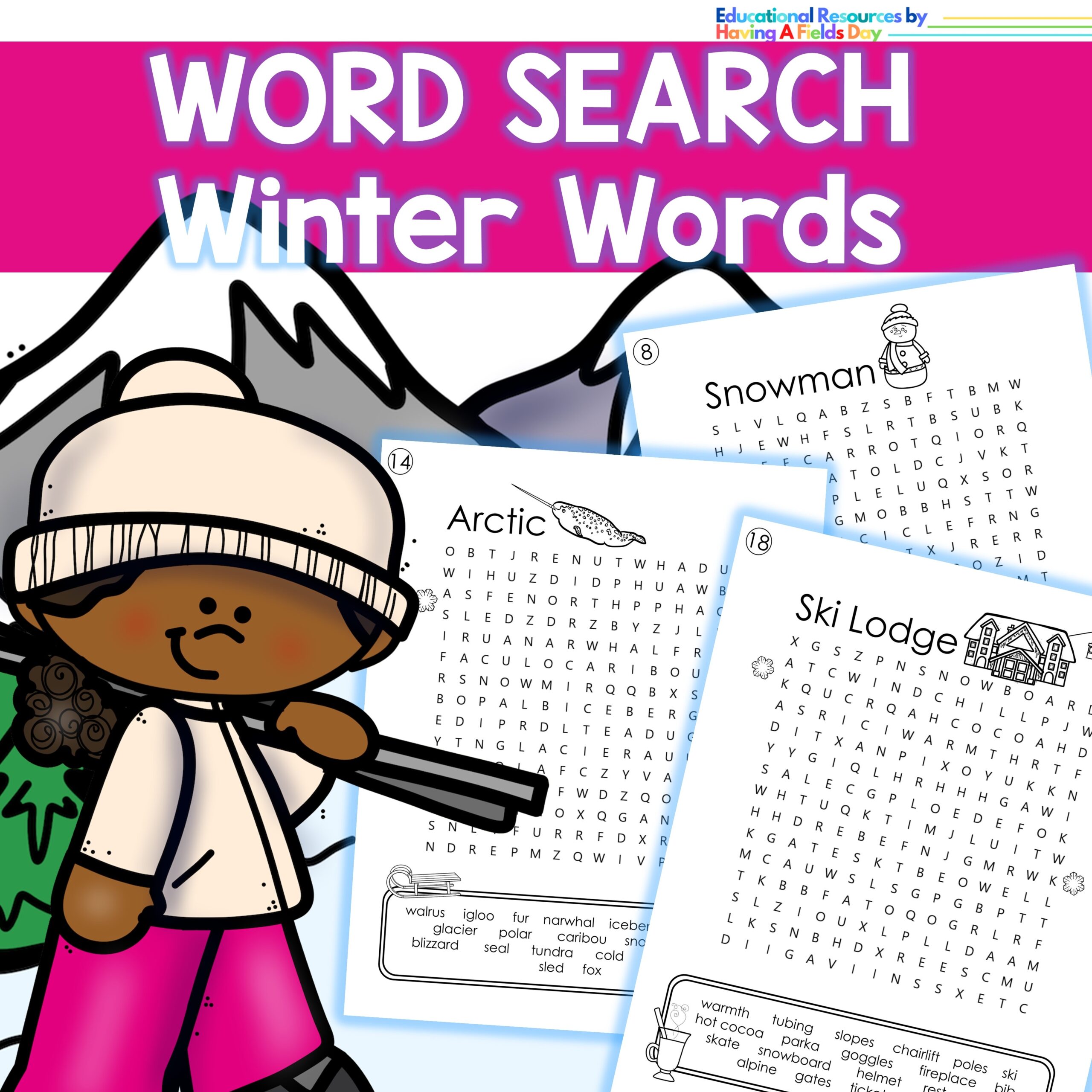 Winter Word Searches Printable