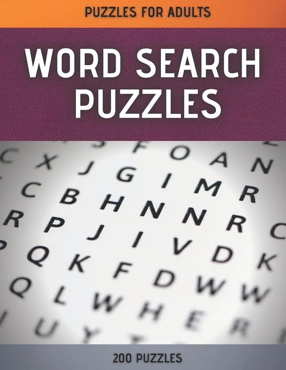 Word Search Puzzles Word Search Puzzle Book For Adults 200 Large Print Word Search Puzzles With Solutions Paperback Walmart