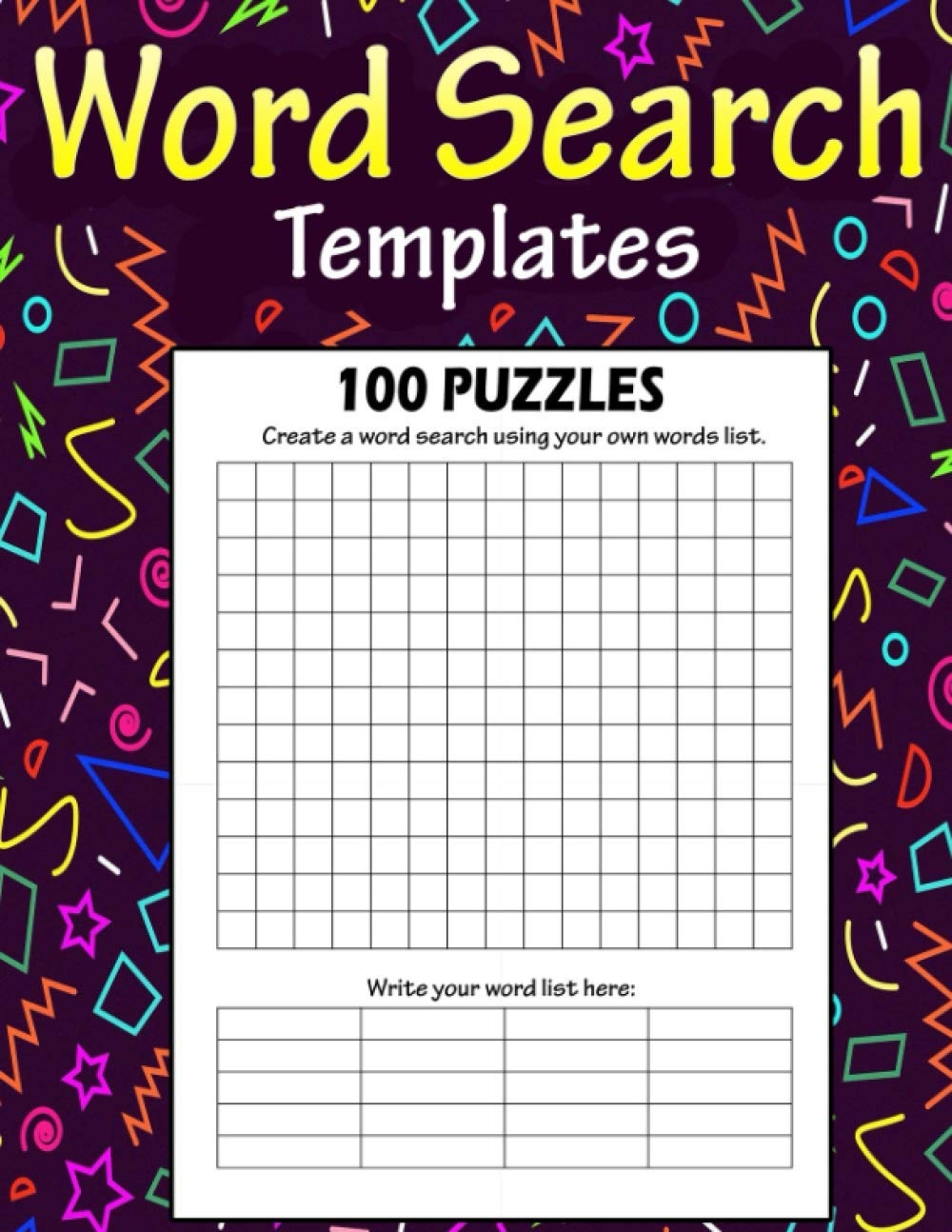 Create Your Own Printable Word Search