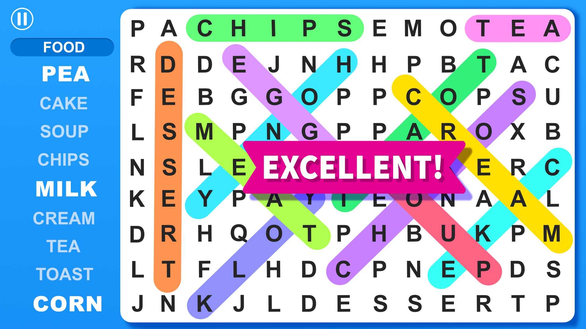 Word Search Word Puzzle Game Find Hidden Words