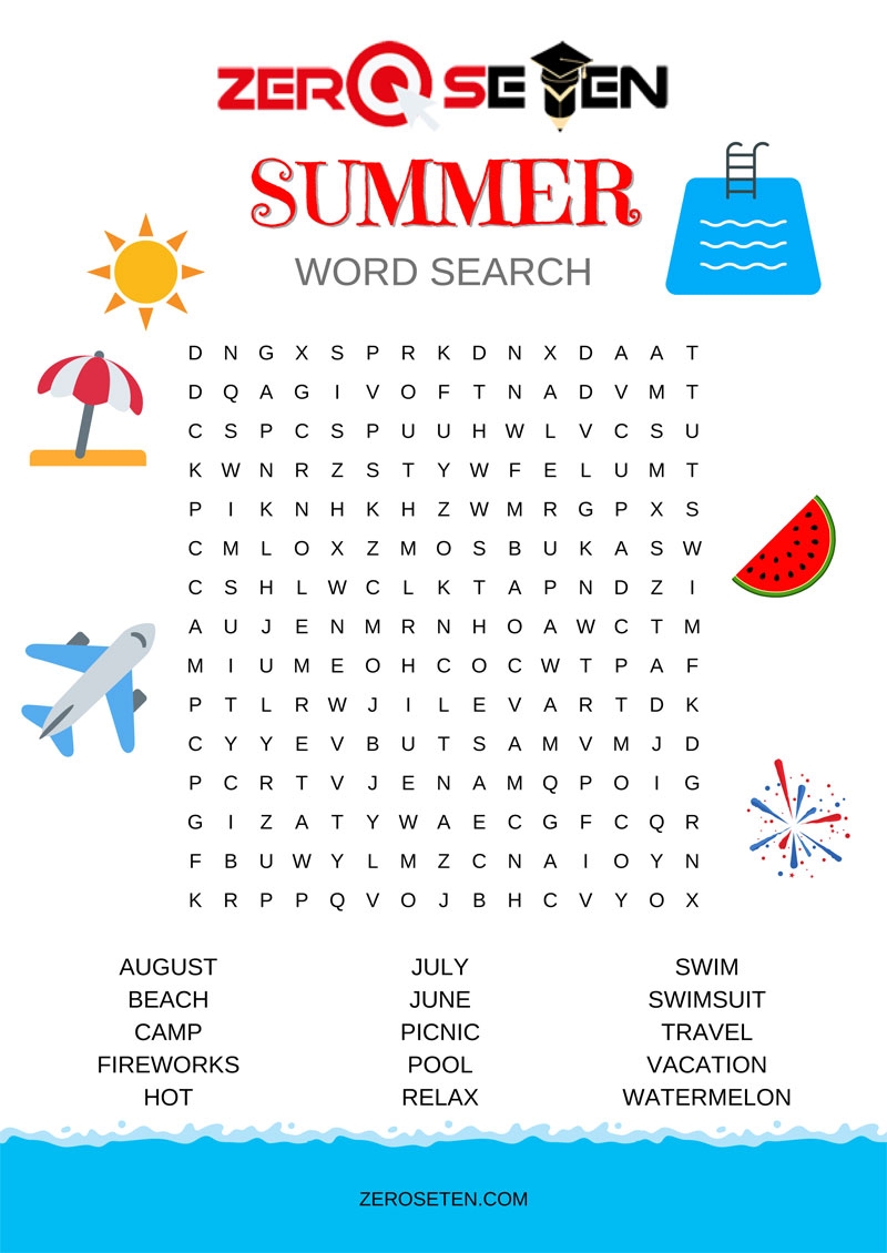Word Search Zero Se Ten Blog