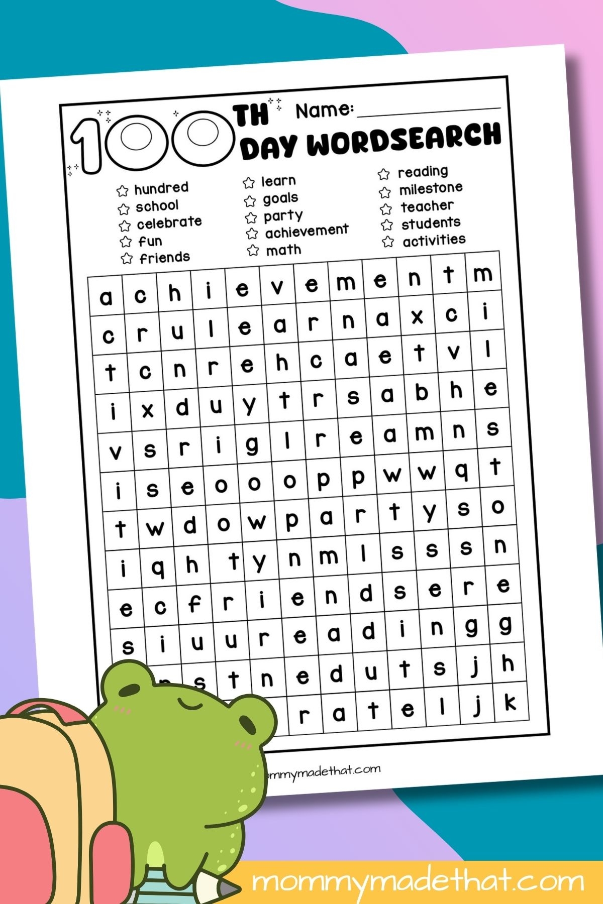 Printable Free Word Searches
