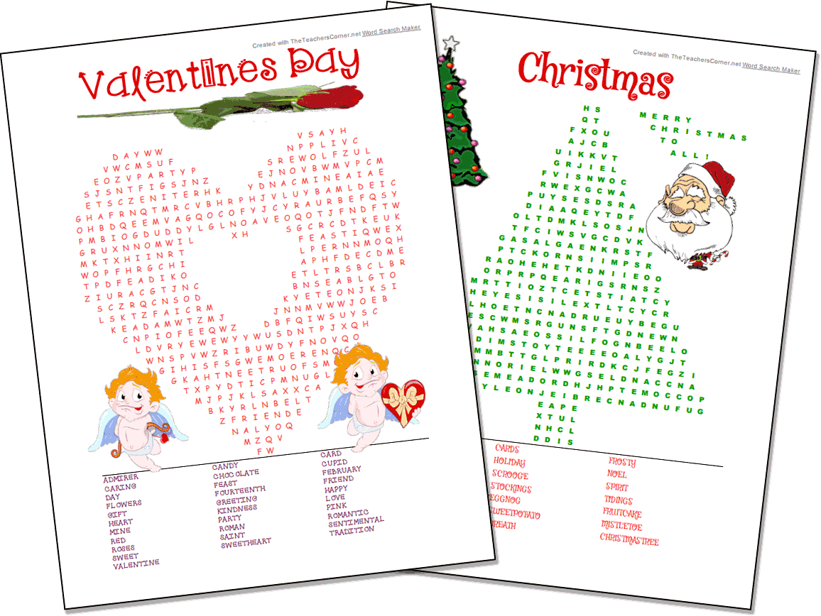 Printable Word Search Maker