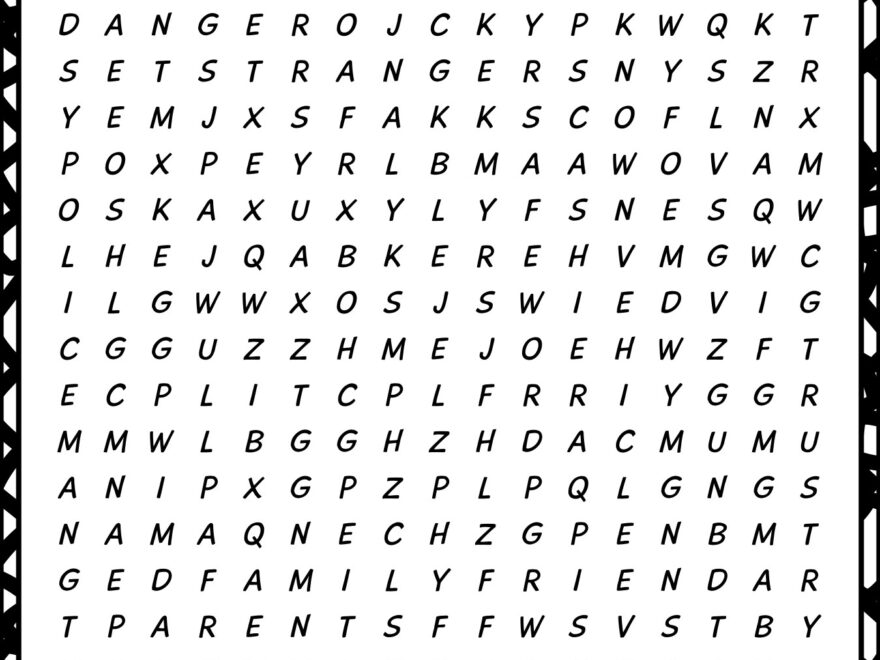 14 Stranger Danger Printable Worksheets For Kids Free PDF At Worksheeto